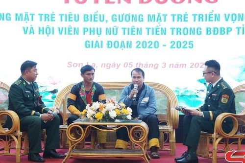 Bộ đội biên phòng Sơn La tuyên dương gương mặt trẻ tiêu biểu, triển vọng và hội viên phụ nữ tiên tiến