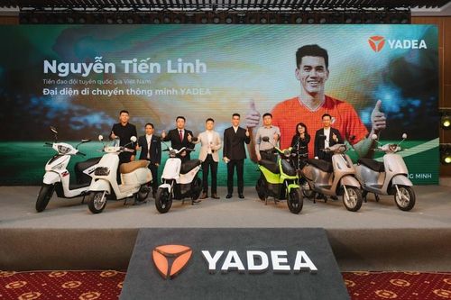 'Quả bóng vàng' Tiến Linh làm đại diện di chuyển thông minh của xe điện Yadea