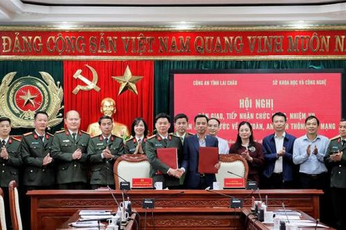 Công an Lai Châu tiếp nhận nhiệm vụ quản lý Nhà nước về an toàn thông tin mạng