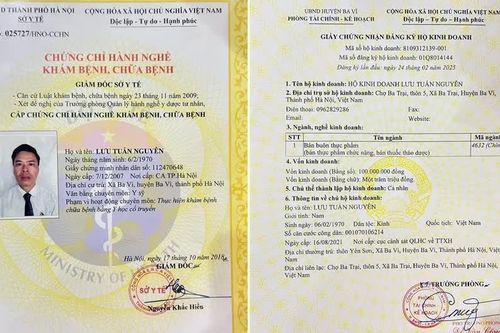 Nhà thuốc của ông Lưu Tuấn Nguyên bị xử phạt và bị dừng hoạt động