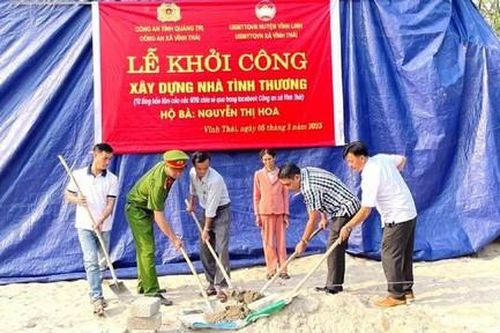 Công an xã lan tỏa, vận động giúp hộ nghèo căn nhà tình thương 169 triệu đồng