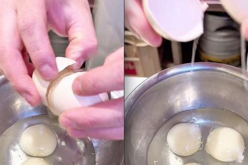 Xuất hiện loại trứng gà có lòng đỏ màu trắng như sữa, bất ngờ hơn nữa là màu sắc sau khi nấu chín