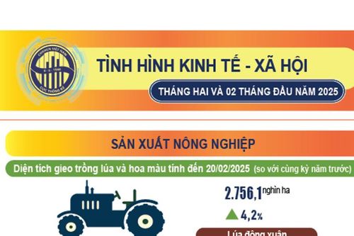 Tình hình kinh tế - xã hội tháng 2/2025