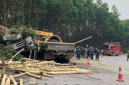 Xe tải đấu đầu, hai người tử vong tại chỗ
