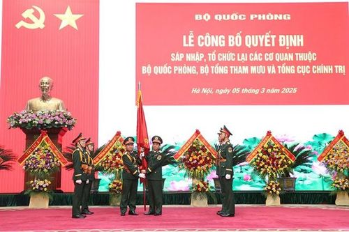 Công bố quyết định sáp nhập, tổ chức lại các cơ quan thuộc Bộ Quốc phòng