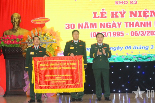 Kho K3, Cục Hậu cần - Kỹ thuật Quân khu 4 kỷ niệm 30 năm thành lập