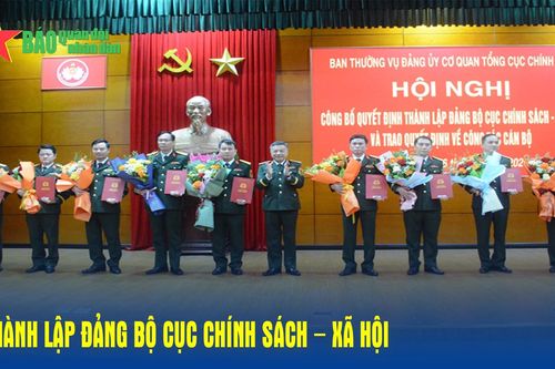 Thành lập Đảng bộ Cục Chính sách – Xã hội