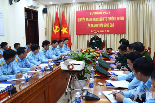 Bộ Quốc phòng kiểm tra luyện tập chuyển trạng thái sẵn sàng chiến đấu tại Sư đoàn 375