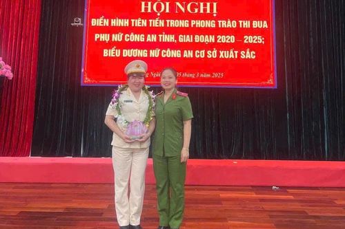 Nữ Công an cơ sở xuất sắc