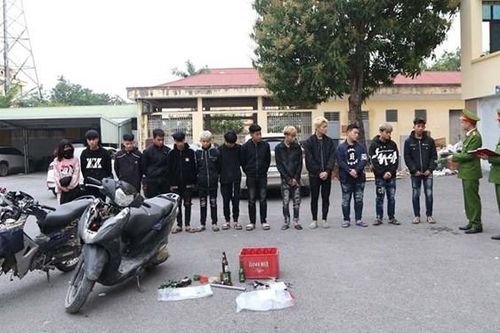 Hà Nam: Bắt nhóm thanh, thiếu niên gây rối trật tự công cộng