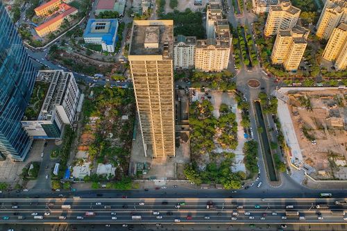 Cận cảnh tòa tháp nghìn tỷ 'trơ xương' 10 năm khiến nguyên Chủ tịch Vicem bị bắt