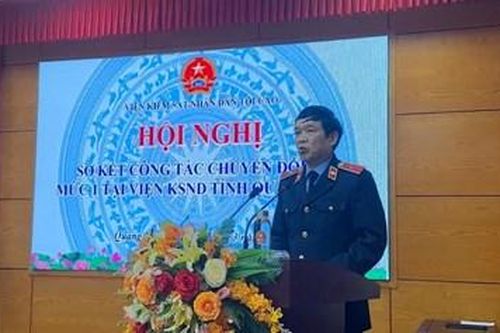 Sơ kết mô hình chuyển đổi số mức 1 tại VKSND tỉnh Quảng Ninh