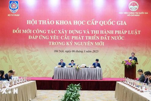 Đổi mới tư duy xây dựng, thi hành pháp luật đáp ứng nhu cầu phát triển đất nước