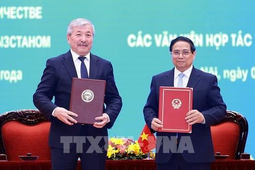 Thủ tướng Phạm Minh Chính hội đàm với Thủ tướng Cộng hòa Kyrgyzstan