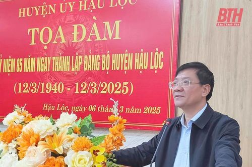 Tọa đàm kỷ niệm 85 năm Ngày thành lập Đảng bộ huyện Hậu Lộc