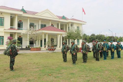 Ban Chỉ huy Quân sự huyện Châu Thành luyện tập chuyển trạng thái sẵn sàng chiến đấu năm 2025