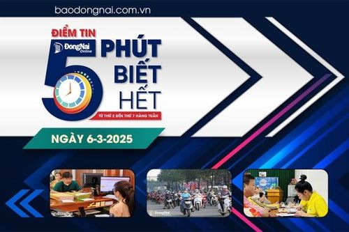 Điểm tin '5 phút biết hết' sáng 6-3: Bộ Công an công bố những nhóm thủ tục hành chính nào về đăng ký, quản lý xe?