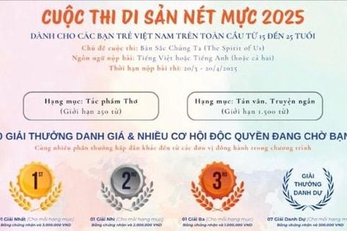 Cuộc thi 'Di sản nét mực': Đưa bản sắc Việt ra thế giới