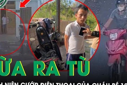 Vừa mới ra tù, nam thanh niên đã cướp giật điện thoại của cháu bé 12 tuổi để lấy tiền tiêu xài