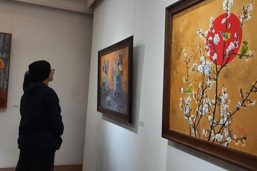 'Xuân 2025' - Triển lãm đầu tiên trong chuỗi hoạt động kỷ niệm 100 năm thành lập Trường Đại học Mỹ thuật Việt Nam