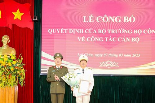 Lai Châu: Bổ nhiệm Phó Giám đốc công an tỉnh