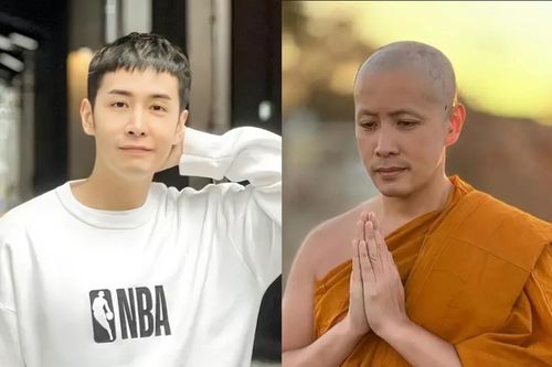 Lý Nhật Lãng đăng ảnh cạo đầu đi tu