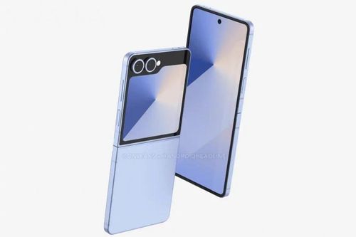 Lộ ảnh render sắc nét của Galaxy Z Flip7