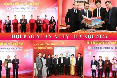 Rộn ràng Hội báo Xuân Ất Tỵ - Hà Nội 2025