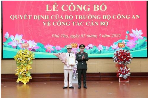 Phú Thọ có tân Phó Giám đốc công an tỉnh