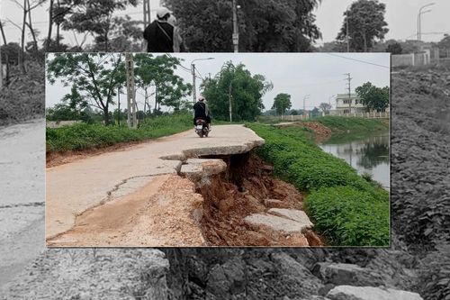 Bắc Ninh: Sớm xử lý triệt để hiện tượng lún sụt tại kênh Tào Khê