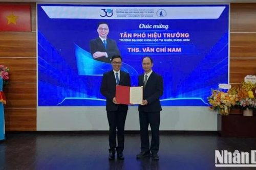Trường đại học Khoa học tự nhiên có tân Phó hiệu trưởng