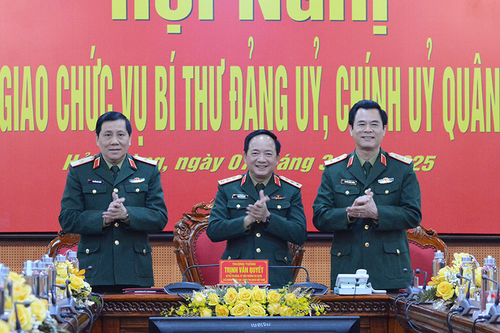 Bàn giao chức vụ Bí thư Đảng ủy, Chính ủy Quân khu 3