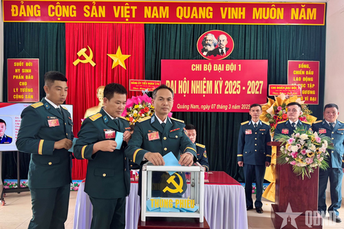 Đại hội Chi bộ làm trước của Đảng bộ Sư đoàn 375 thành công tốt đẹp