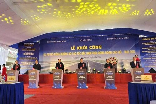 Khởi công mở rộng đường cao tốc Cao Bồ - Mai Sơn lên 6 làn xe