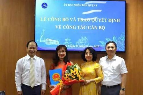 Nữ hiệu trưởng được bổ nhiệm Trưởng Phòng GD-ĐT quận 1