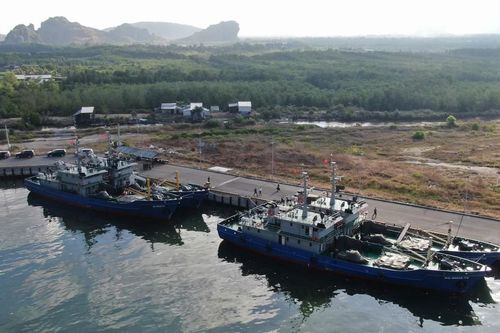 Bộ CHQS tỉnh Kiên Giang tiếp nhận 4 tàu Hải đội dân quân thường trực