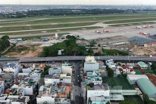 Diện mạo cầu vượt kết nối nhà ga T3 sân bay Tân Sơn Nhất sắp thông xe