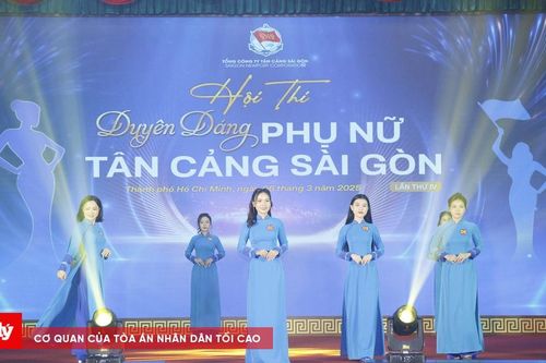 Hội thi duyên dáng phụ nữ Tân cảng Sài Gòn