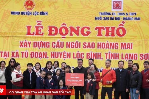 Lạng Sơn: Khởi công và trao kinh phí hỗ trợ xây cầu