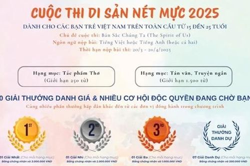 Khởi động cuộc thi 'Di sản nét mực 2025'