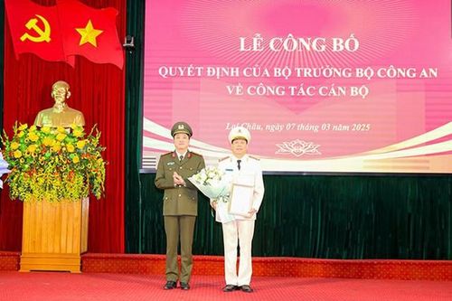 Bổ nhiệm Phó Giám đốc Công an tỉnh Lai Châu