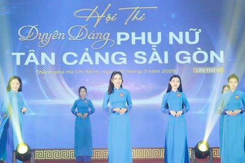 Hội thi 'Duyên dáng phụ nữ Tân cảng Sài Gòn'