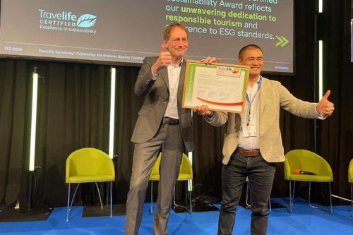Lux Travel DMC nhận chứng nhận bền vững Travelife Certified Award 2025