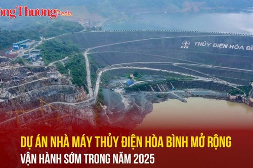 Dự án Nhà máy Thủy điện Hòa Bình mở rộng vận hành sớm trong năm 2025
