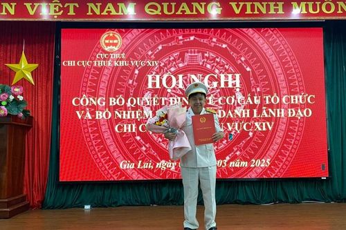 Ông Trần Quang Thành giữ chức Phó Chi cục Trưởng Chi cục Thuế Khu vực XIV