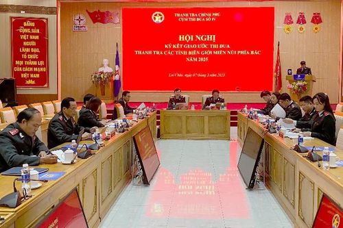 Thanh tra các tỉnh biên giới miền núi phía Bắc ký kết giao ước thi đua