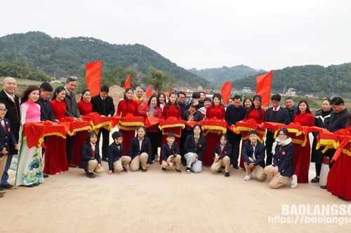 Khánh thành và bàn giao ngầm tràn Nà Pinh, xã Tân Liên, huyện Cao Lộc