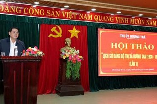 Góp ý hoàn thiện Lịch sử Đảng bộ TX. Hương Trà
