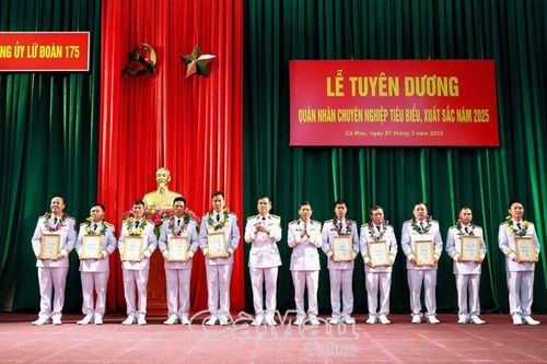 Lữ đoàn 175 tuyên dương quân nhân chuyên nghiệp tiêu biểu, xuất sắc