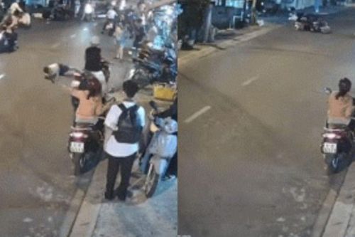 Clip: Phẫn nộ, người phụ nữ đi SH Mode bỏ chạy sau va chạm ở TP.HCM, kéo lê cả ân nhân vừa giúp mình